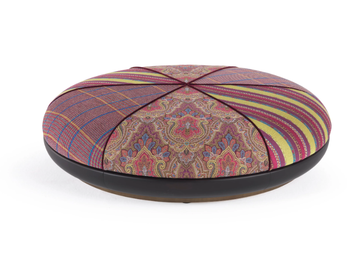 BAMBARA - Upholstered round fabric pouf by ETRO Home Interiors - view 2